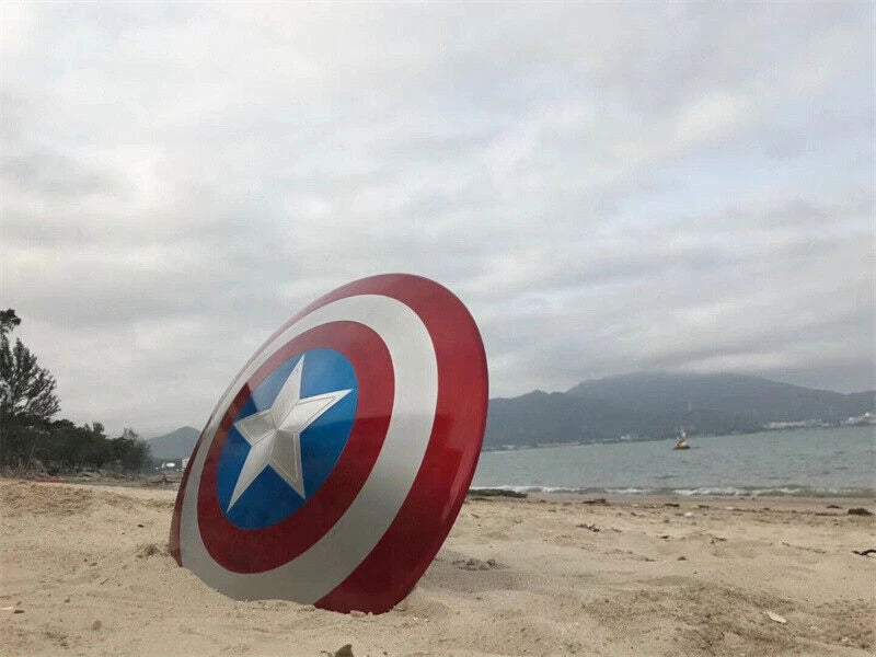IN US ! Marvel Legends Captain America 75th Anniversary 1:1 Metal Shield In BOX MARVEL_LEGENDS - KOEEK