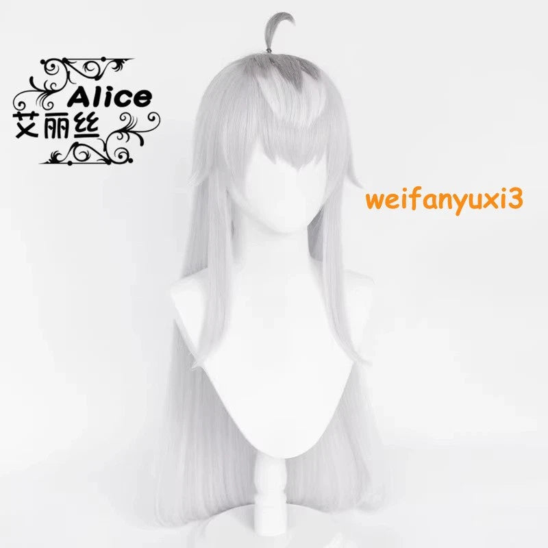 Anime Pretty Derby Oguri Cap Cosplay Wig w/ Ears Tail Holloween Party Cos Props 07FC0E-D4 - KOEEK