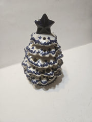 Boleslawiec Polish Pottery Luminary Christmas Tree Tea Light NIB Stand 10437☆ BOLESLAWIEC - KOEEK