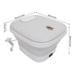 new Electric Bath Tub Stress Relief Collapsible Heated Massage Soak Tub HGF koeek - KOEEK