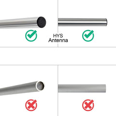 new HYS Dual Band Yagi Antenna, 2Meter 70CM 144/430Mhz 9.5/11.5dBi Outdoor Silver HYS - KOEEK
