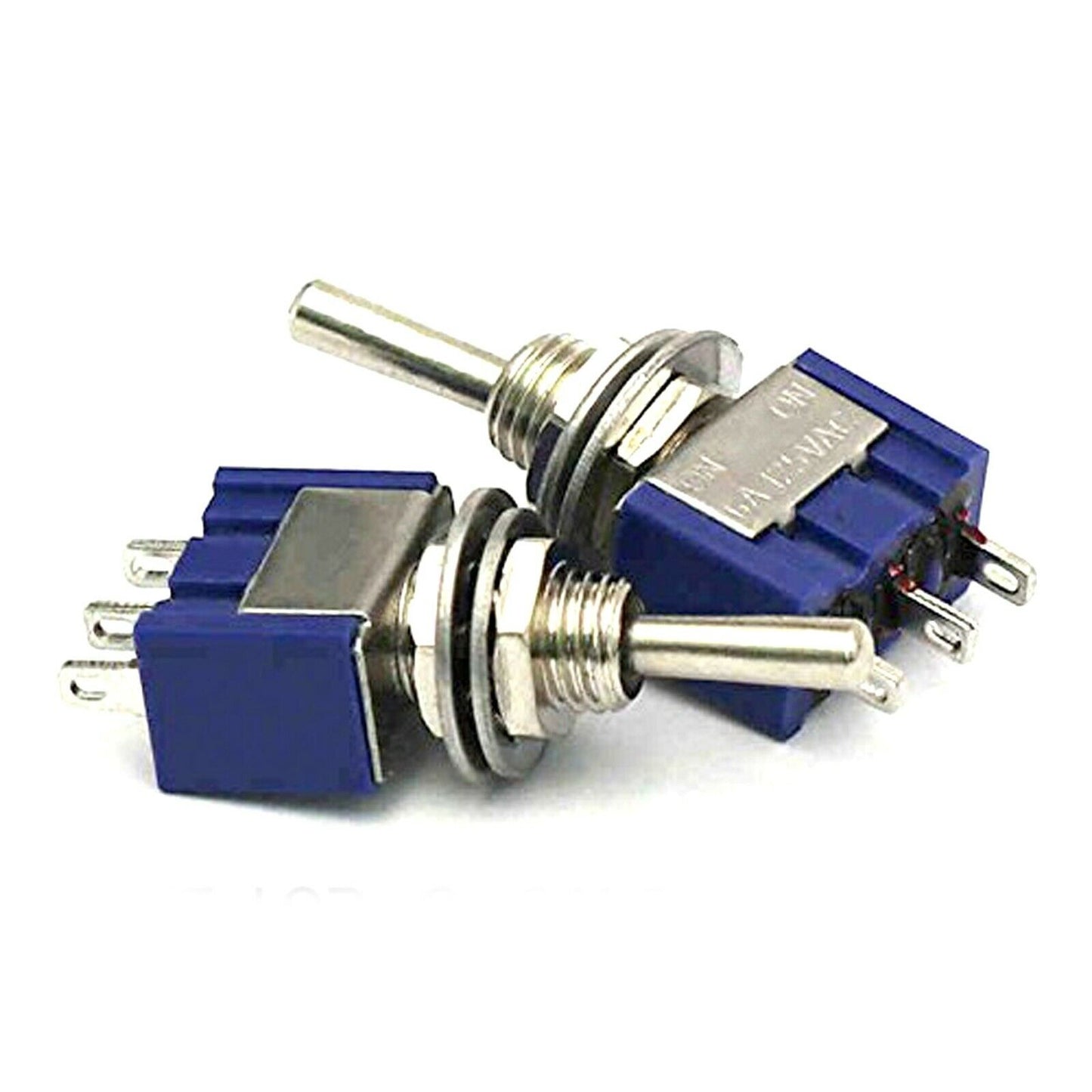 10 stk Mini-vippekontakt SPDT ON-OFF-ON 3 Position 6mm 12V 110V 220V MTS-103