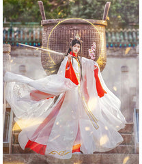 Tian Guan Ci Fu Princess Xie Lian Costume Full Set Cosplay Chinese Hanfu Outwear 07FC0E-D4 - KOEEK