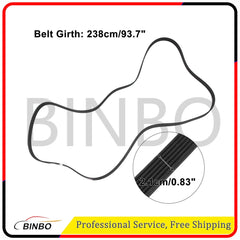 0029933096 Timing Belt Engine Belt for Mercedes CLS300 CLS350 SLK350 2012-2014 07FC0E-D4 - KOEEK
