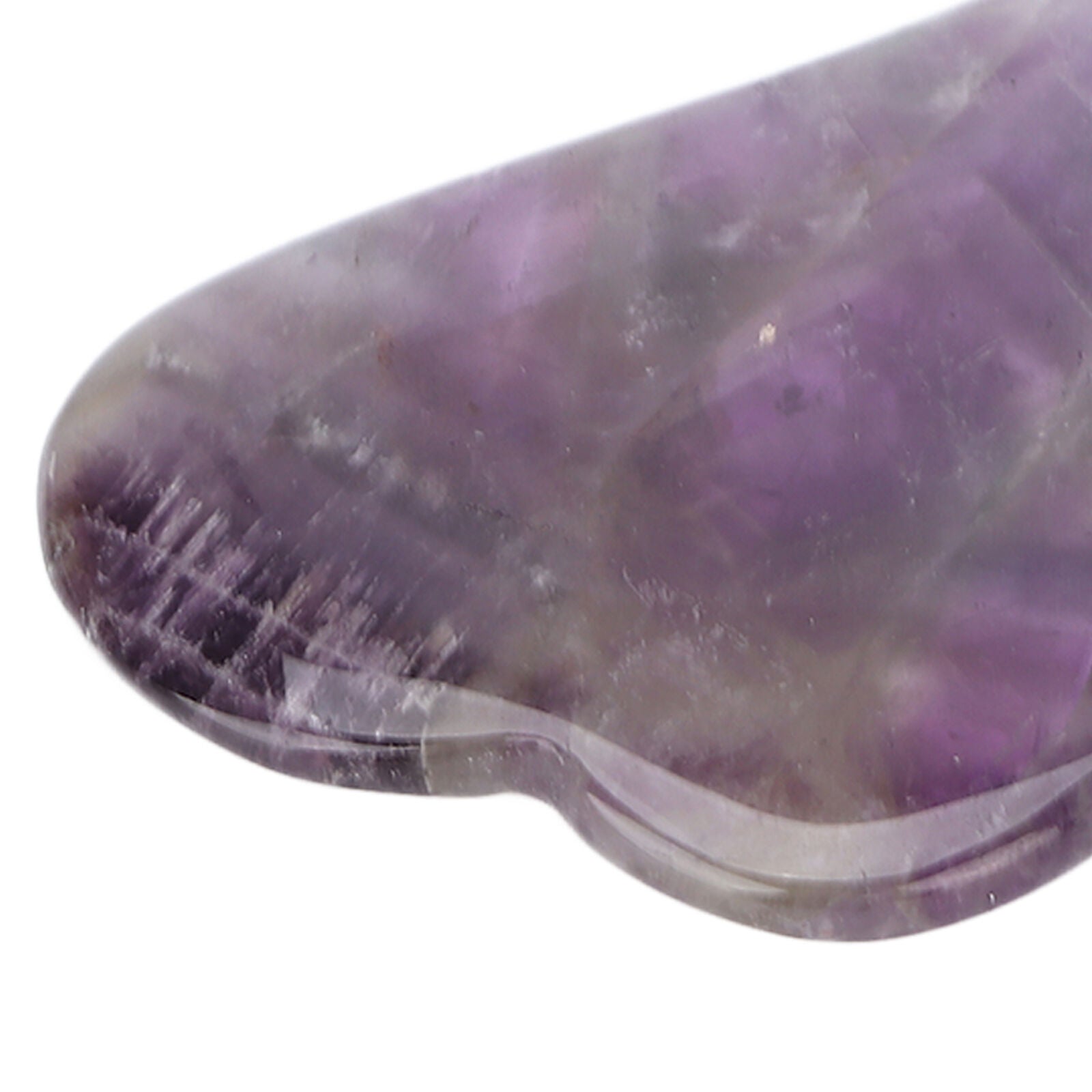 new Amethyst Stone Guasha Board Scraping Massage For Acupuncture Massage Lifting HGF koeek - KOEEK