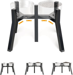 Elevated Dog Bowl Stand for Large Dogs, Adjustable Width 7-10.6" 07FC0E-D4 - KOEEK