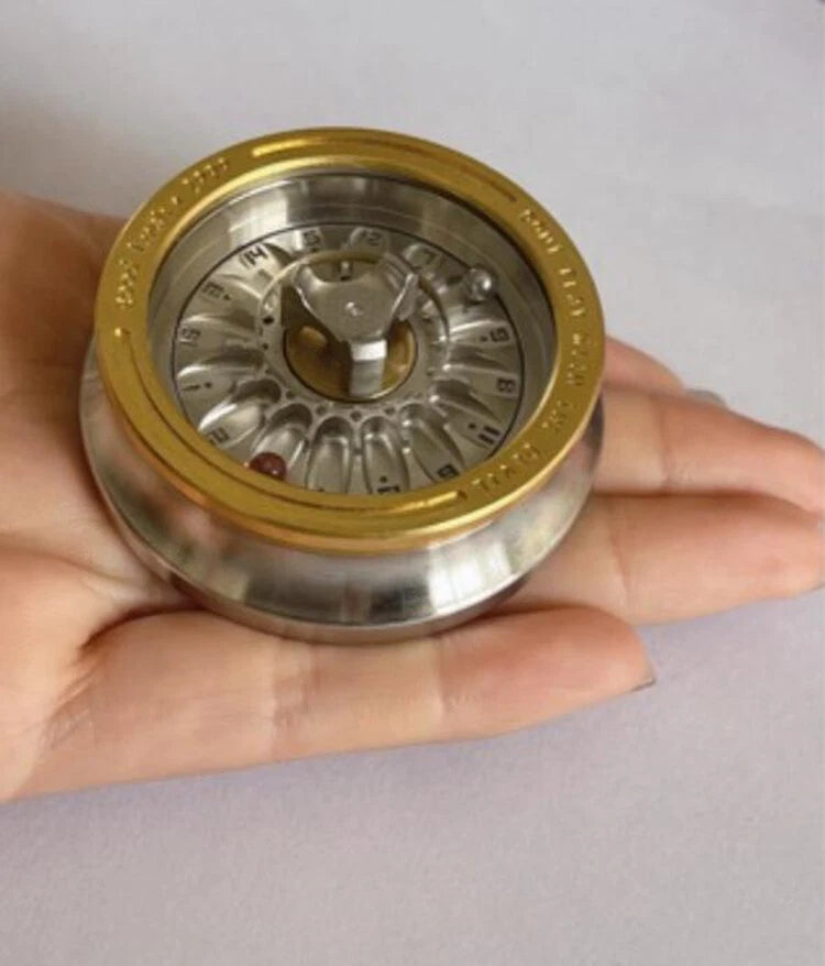 Adult Number Roulette Fidget Spinner EDC Metal Fidget Toy ADHD Hand Spinner 07FC0E-D4 - KOEEK