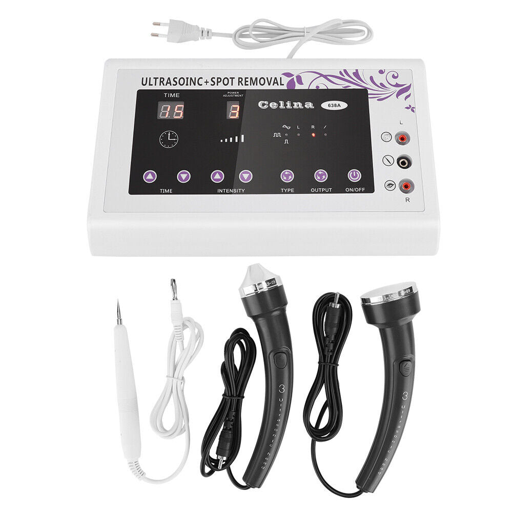 ny Ultrasonic Beauty Instrument Spots Mole Removal Pen Anti-Aging EU Plug 220V