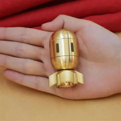 Brass Finger Spinner Hand Fidget Toy Pocket Desk Roler Spinning Top Haptic Toys 07FC0E-D4 - KOEEK