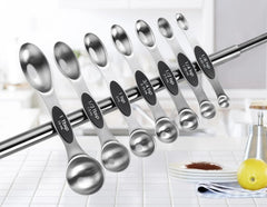 Magnetic Measuring Cups & Spoons Set (Patent Pending), Strong N45 Magnets 07FC0E-D4 - KOEEK