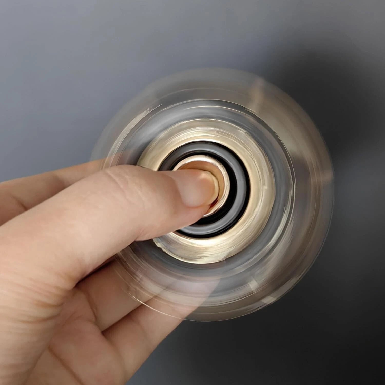 EDC Fidget Sliders Grumpy 03 Basic Metal Rotation Stress Relief Toy Gifts 07FC0E-D4 - KOEEK