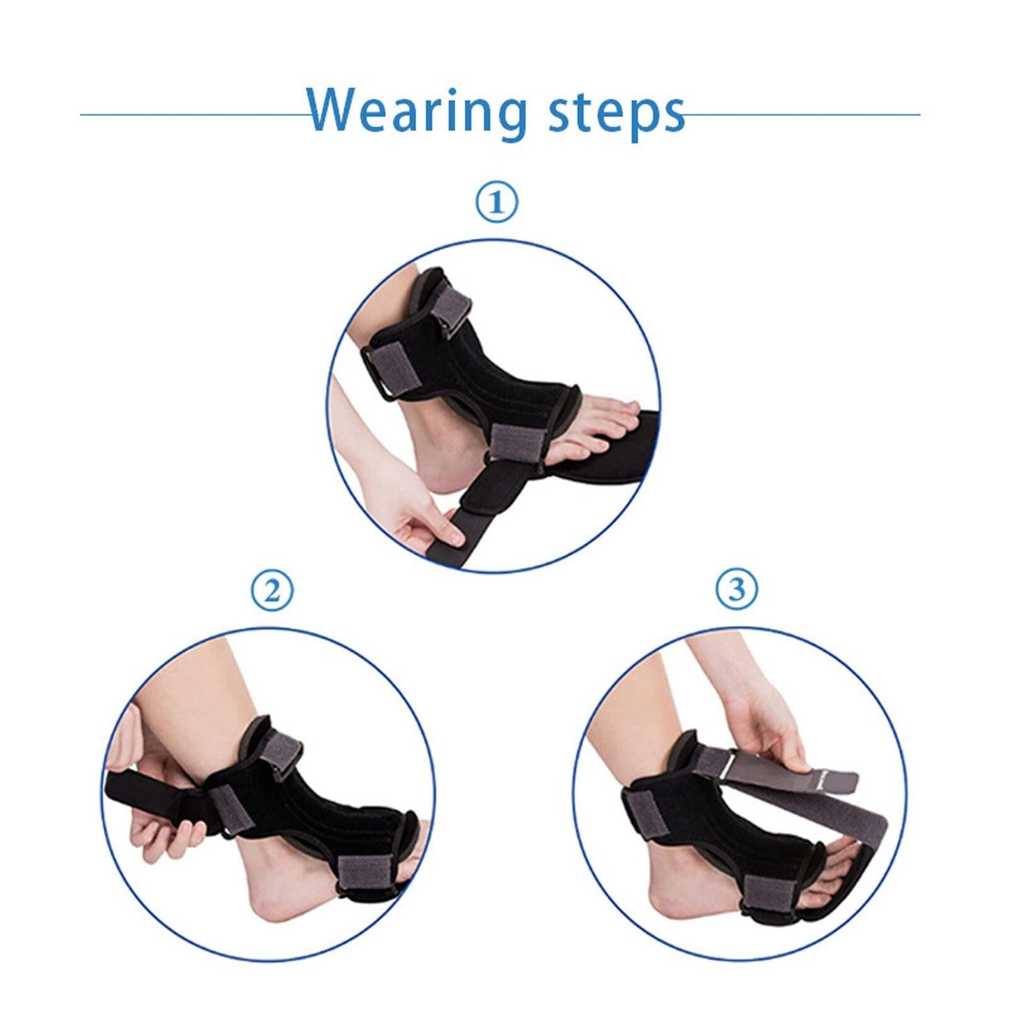 new Night Splint Brace Drop Corrector For Heel Spur Arch Ankle Pain Women(S ) HGF koeek - KOEEK