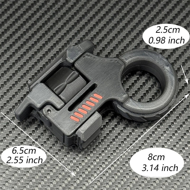 3D Printing Fidget Toys Creative Stress Relief Toys Plastic EDC Fidget Ring Hot 07FC0E-D4 - KOEEK