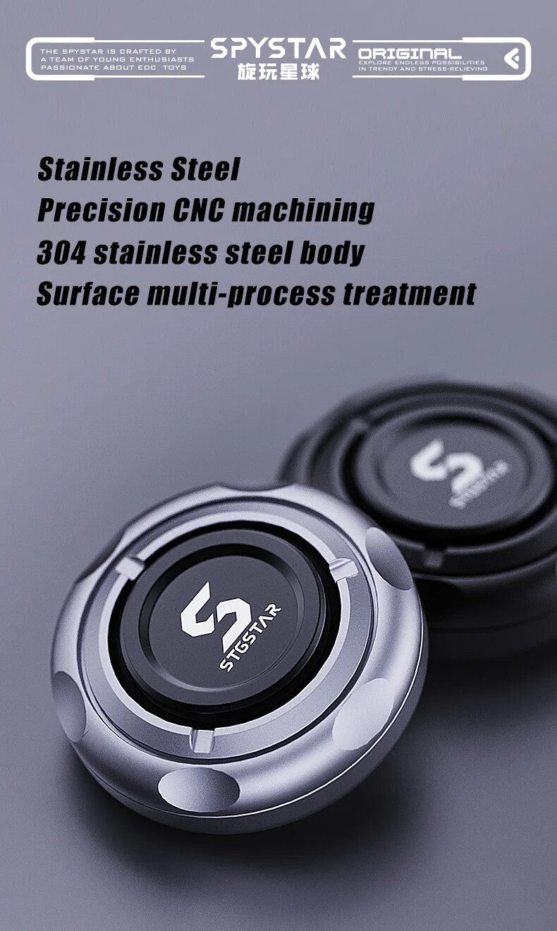 Magnetic Push Slider EDC Adult Fidget Toys Metal Spinner Ratchet Haptic toys 07FC0E-D4 - KOEEK