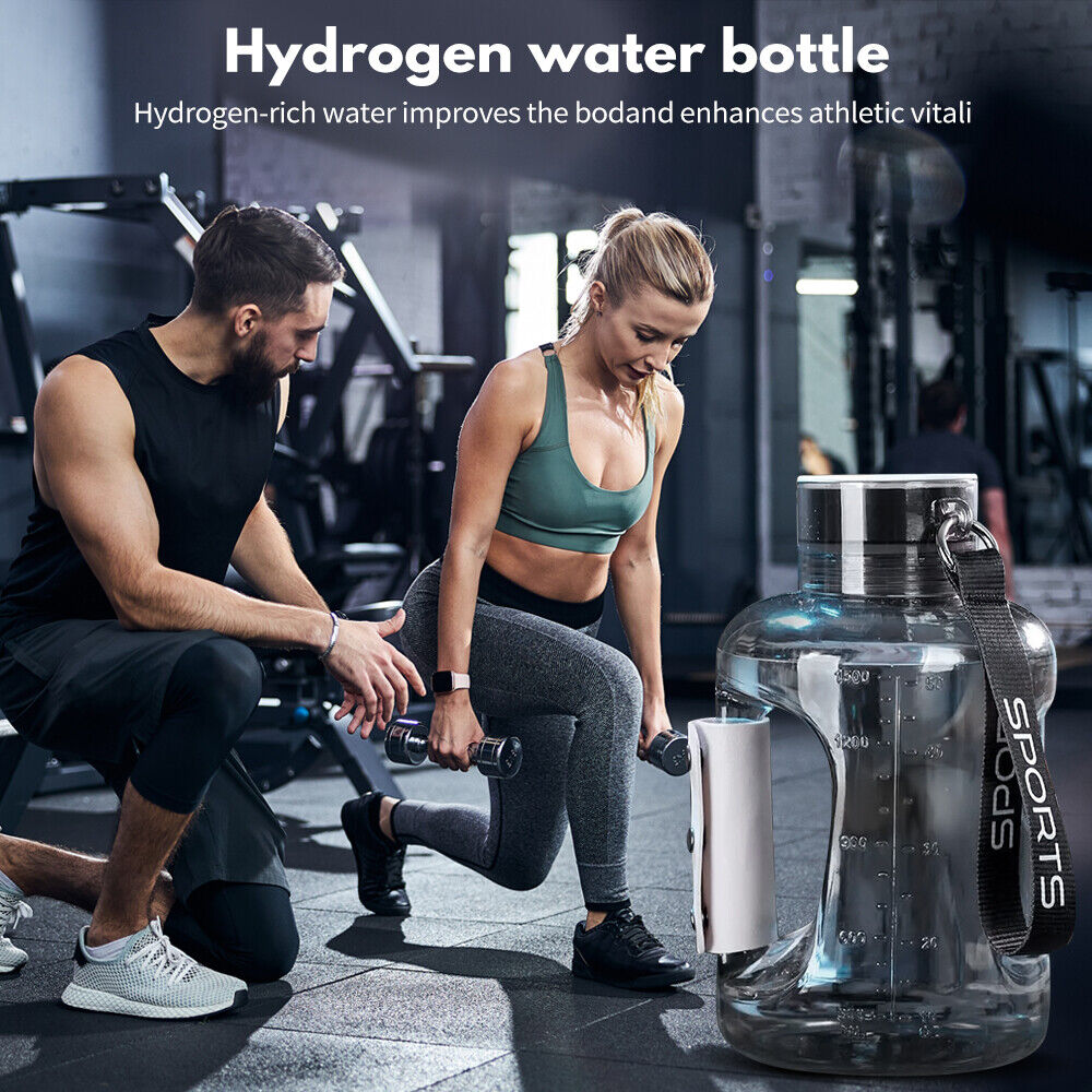 ny 1,5L Hydrogen Vandflaske Hydrogen Rich Bærbar Rich Hydrogen Water Generator