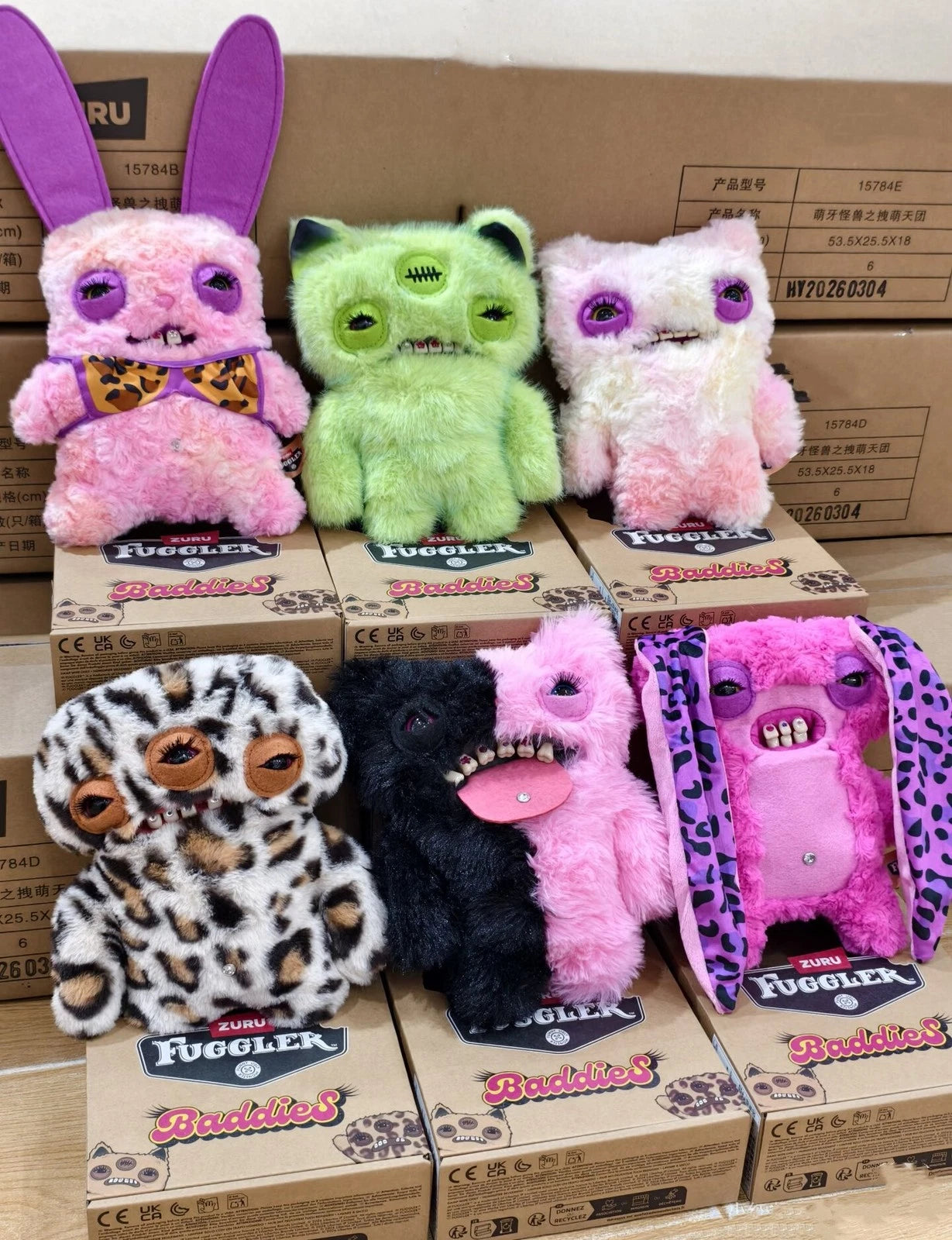 In Stock FUGGLER Baddies Series Cute Ugly Monster Plush Toy 2026 07FC0E-D4 - KOEEK