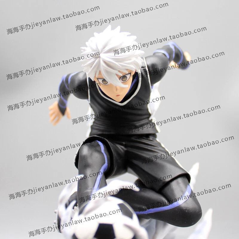 Anime BLUE LOCK Nagi Seishiro Play Football 1/7 Scale Figure Model Toy Gift 23cm 07FC0E-D4 - KOEEK