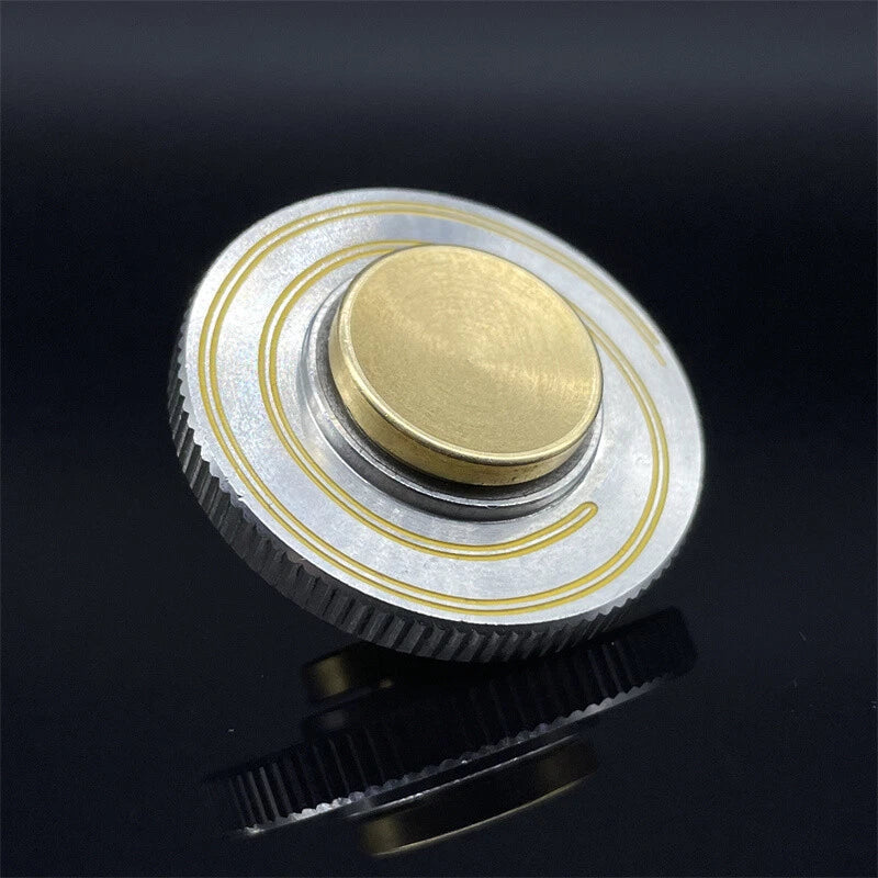 1PC EDC Stainless Steel Watch Face Fidget Spinner  Metal Hand Spinner Fidget Toy 07FC0E-D4 - KOEEK