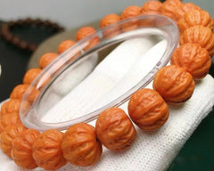 monkey-headed bracelet. Prayer beads. Buddha beads 11mm 07FC0E-D4 - KOEEK