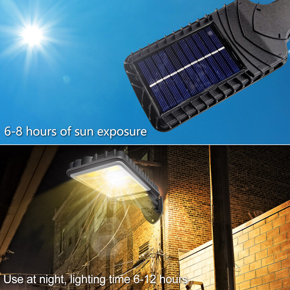 nye Solar Security Lights 4 Head 90000LM Motion Sensor Lights Justerbar Flood Light