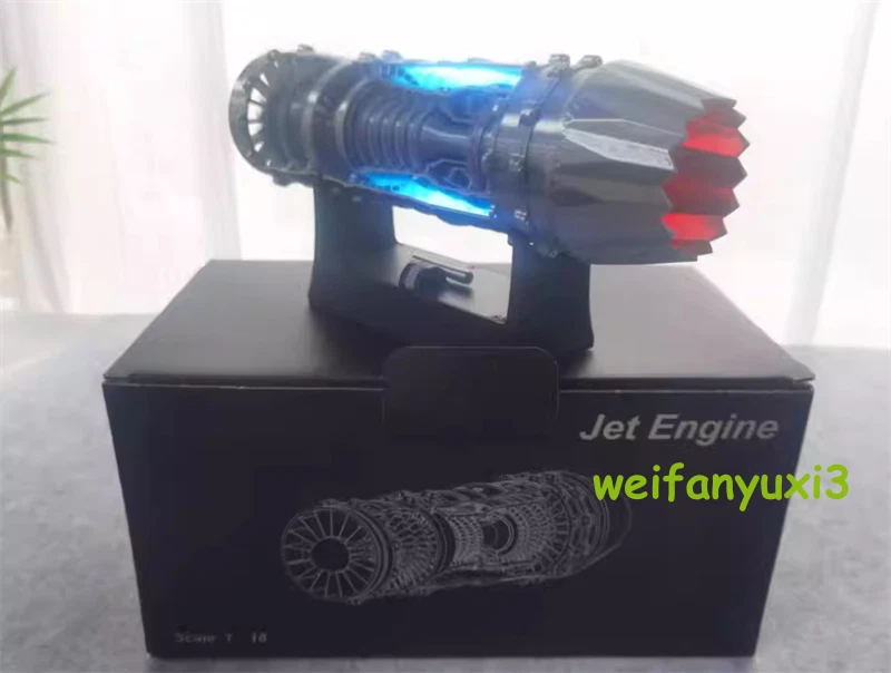 1:18 Mini Fighter J-35 Aircraft Engine Model Electric Finished Model Toy Gift 07FC0E-D4 - KOEEK