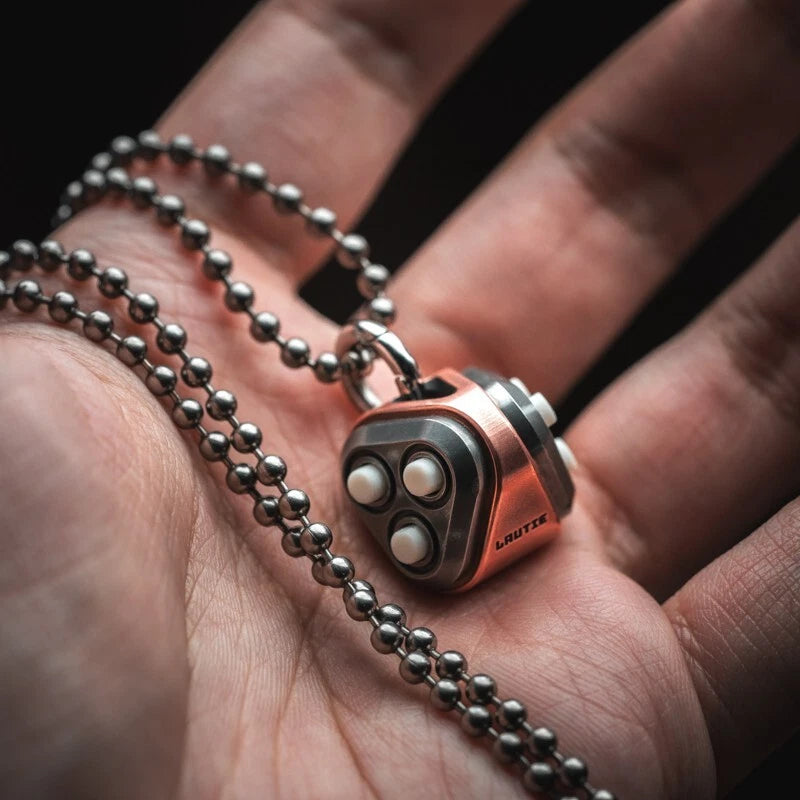Fidget Slider LAUTIE EDC Beetle Crash Metal Push Pop Bubble Stress Relieve Toy 07FC0E-D4 - KOEEK