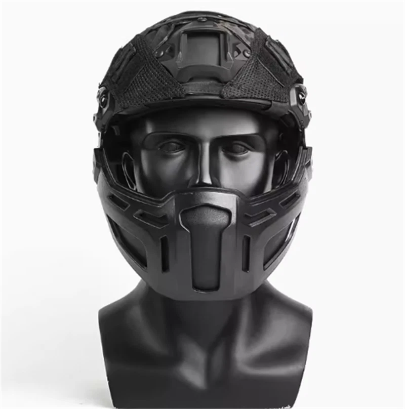 Tactical FAST Mask Goggles Helmet Windproof Face Mask Equipment Full Face Mask 07FC0E-D4 - KOEEK