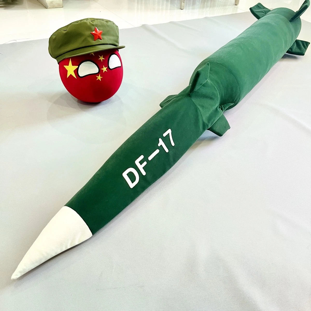 DF-17 Hypersonic Ballistic Missile Plush Doll Stuffed Toy Throw Pillow Xmas Gift 07FC0E-D4 - KOEEK