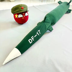 DF-17 Hypersonic Ballistic Missile Plush Doll Stuffed Toy Throw Pillow Xmas Gift 07FC0E-D4 - KOEEK