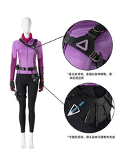 Hawkeye Women Kate Bishop Costume Uniform Sets Party Cosplay Show Disney MARVEL 07FC0E-D4 - KOEEK