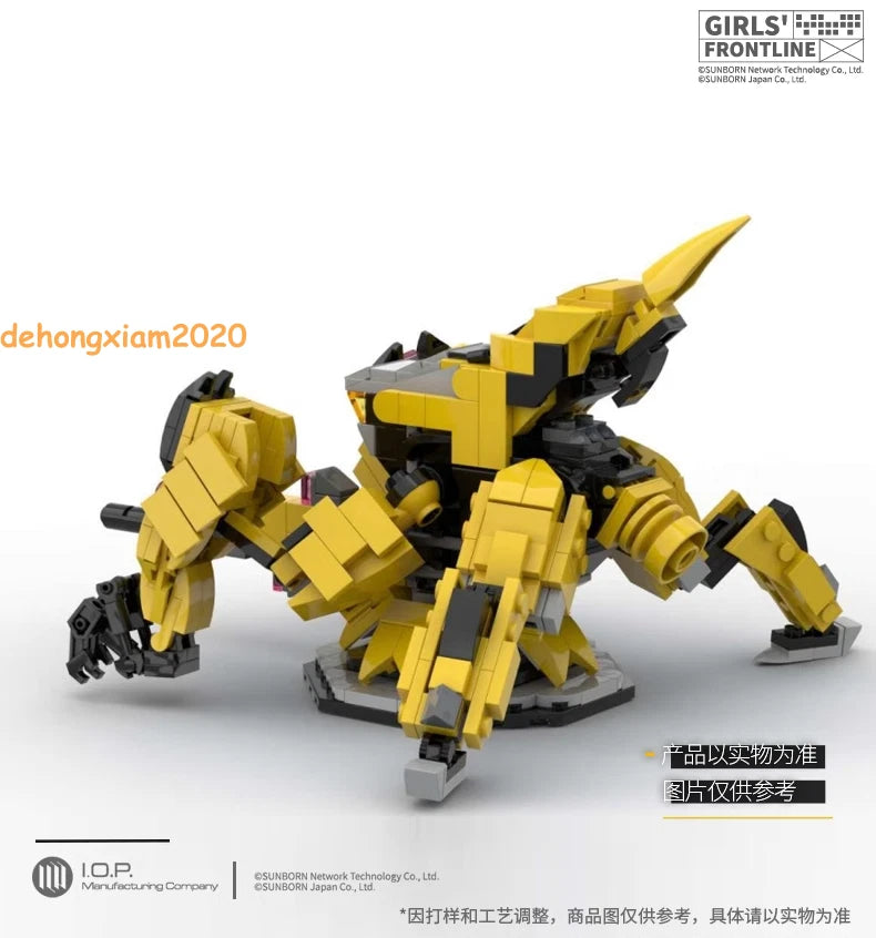 【Girls' Frontline】Manticore Building Game Assembly Toy PVC Xmas Gift 15cm Gift 07FC0E-D4 - KOEEK