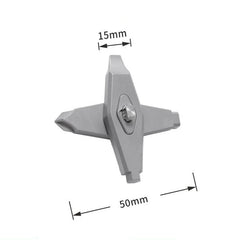 Mini Titanium Alloy Rotate Multi Tools Pry Bar Crowbar Portable EDC Keychain 07FC0E-D4 - KOEEK