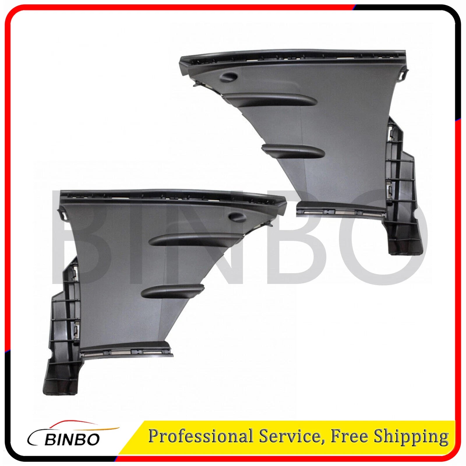 For Mercedes-Benz A220/A250 2019-2021 Bumper Air Shield Passenger & Driver |Pair 07FC0E-D4 - KOEEK