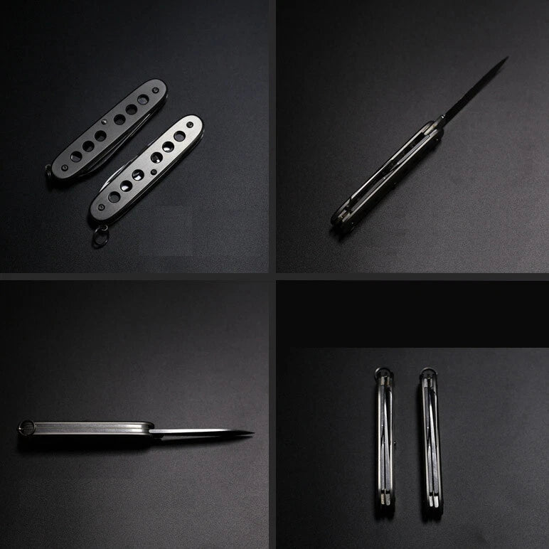 1Pair Titanium Alloy Handle Scales With Screws for 93 mm Victorinox Swiss Army K 07FC0E-D4 - KOEEK