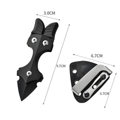 Titanium Alloy Multi-tool Toys EDC Pry Bar With Sheath Outdoor Camping Gear Gift 07FC0E-D4 - KOEEK