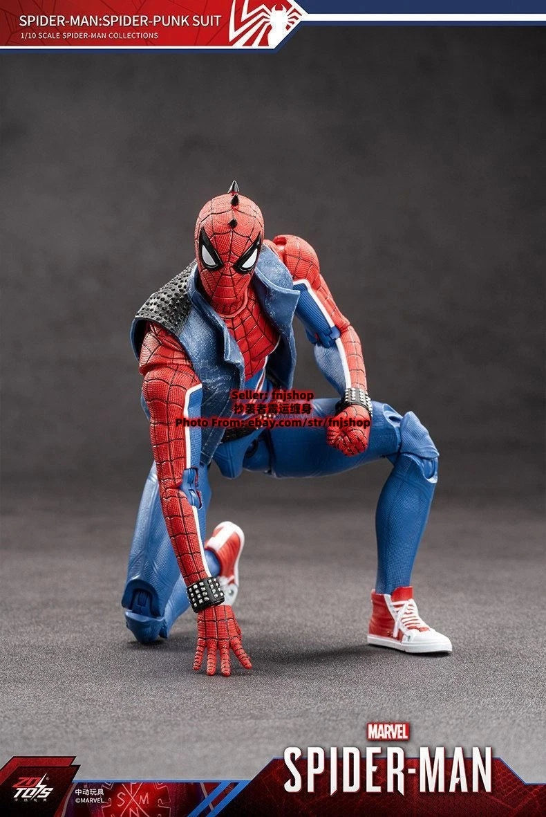 ZD Toys Spider-Man SPIDER-PUNK Suit 1/10 Collectible Action Figure IN STOCK ZD_TOY - KOEEK