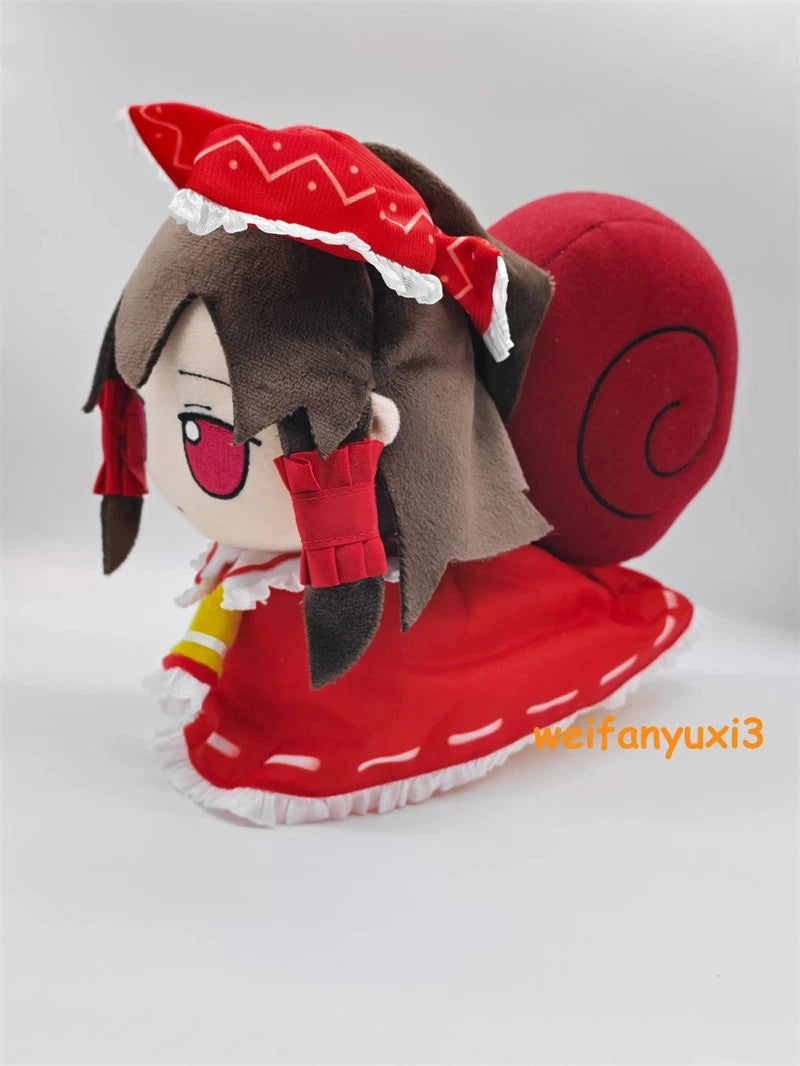 Anime Touhou Project Fumo Series Hakurei Reimu Snail Plush Doll Stuffed Toy Gift 07FC0E-D4 - KOEEK