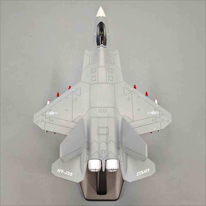 1/100 PLA J-35A  Fighter Alloy Diecast Finished Model 07FC0E-D4 - KOEEK