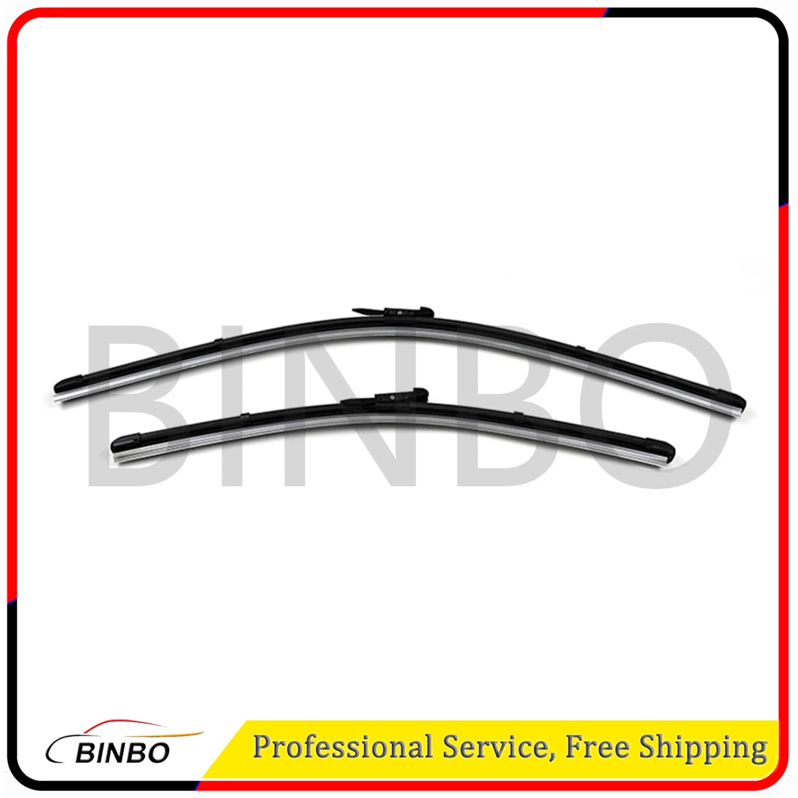 For Audi BMW Mercedes Pair Set Front Left & Right Windshield Wiper Blades 07FC0E-D4 - KOEEK