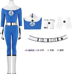 The Fantastic Four: First Steps Invisible Woman Cosplay Costume Outfit Jumpsuit 07FC0E-D4 - KOEEK