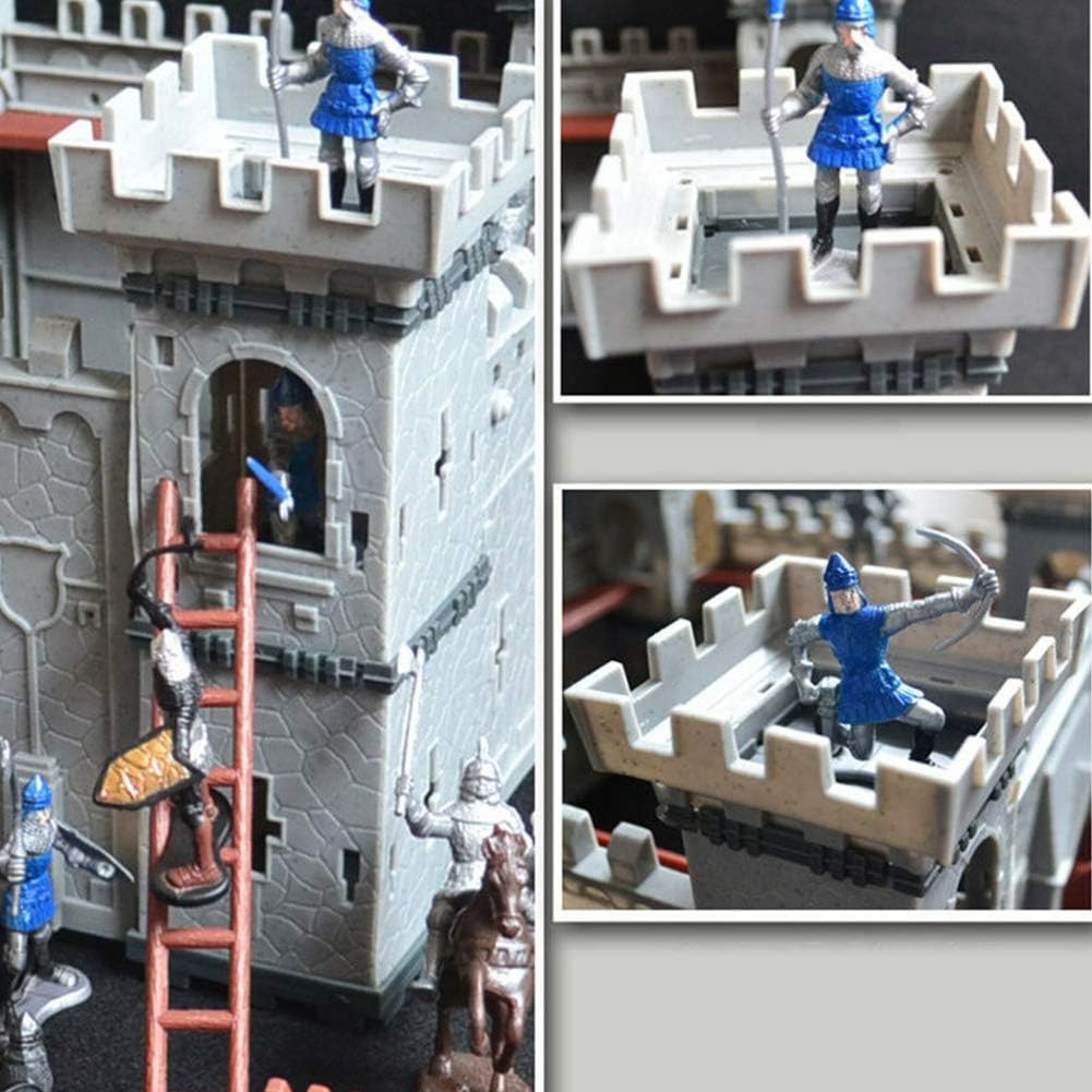 new Medieval Castle Toys, Knights Game Soldiers Model Building Playset, Develop... 07FC0E-D4 - KOEEK