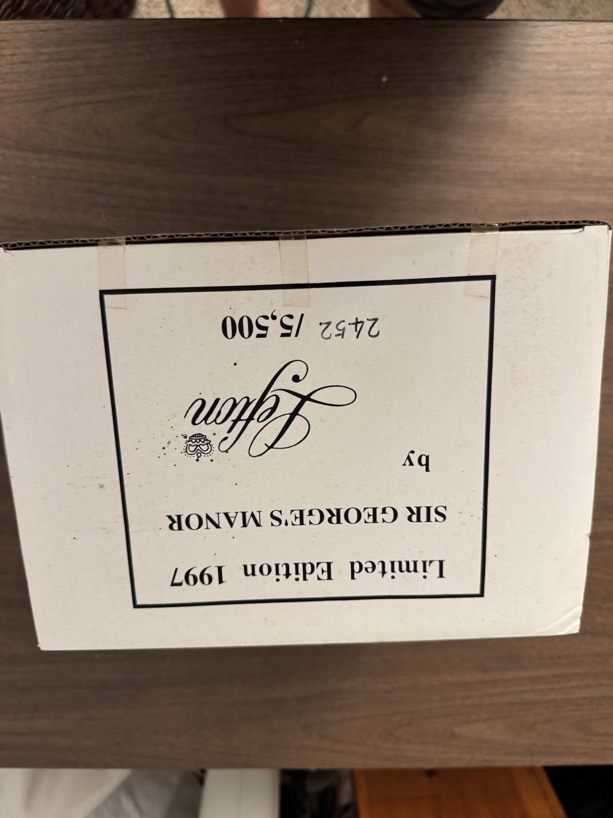 *** Limited Edition 1997 Sir George's Manor Colonial Village,Lights,Christmas 07FC0E-D4 - KOEEK