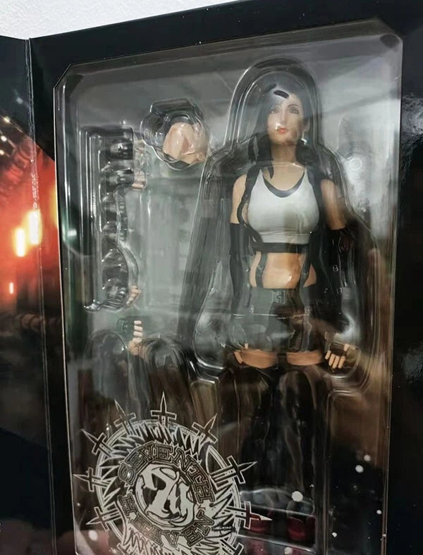 10" Play Arts Kai Tifa Lockhart Final Fantasy VII  Action Figure Collection 07FC0E-D4 - KOEEK