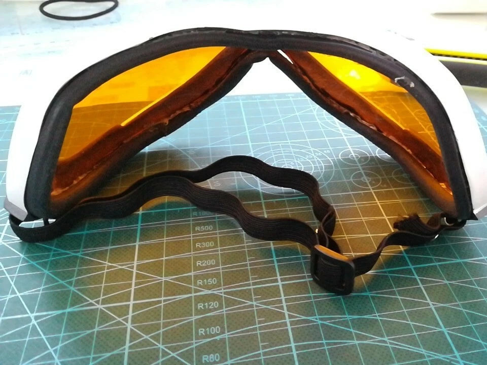 Game Overwatch Cosplay Tracer Goggles OW Lena Oxton EyeMask Prop Orange Glass 07FC0E-D4 - KOEEK