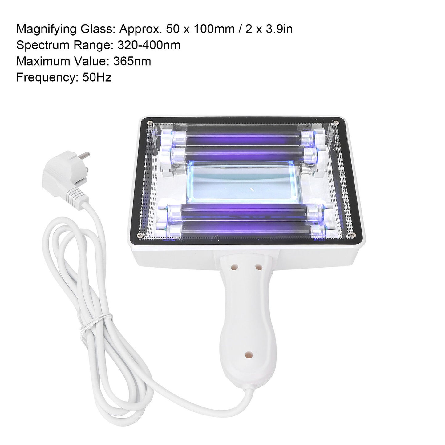 new Magnifying Analyzer Lamp Care UV Magnifying Test Machine Equipment EU Plug HGF koeek - KOEEK