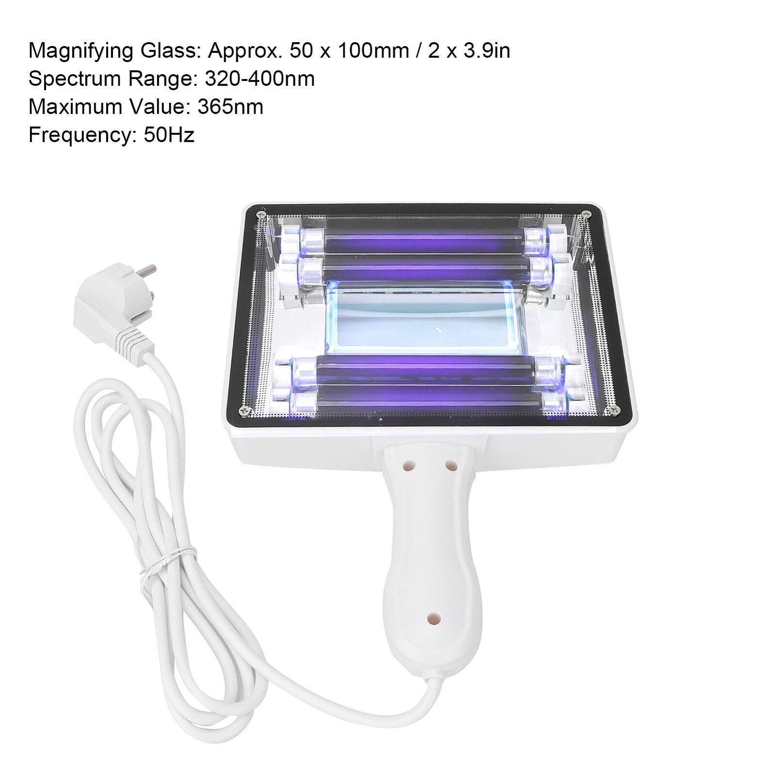 new Magnifying Analyzer Lamp Care UV Magnifying Test Machine Equipment EU Plug HGF koeek - KOEEK