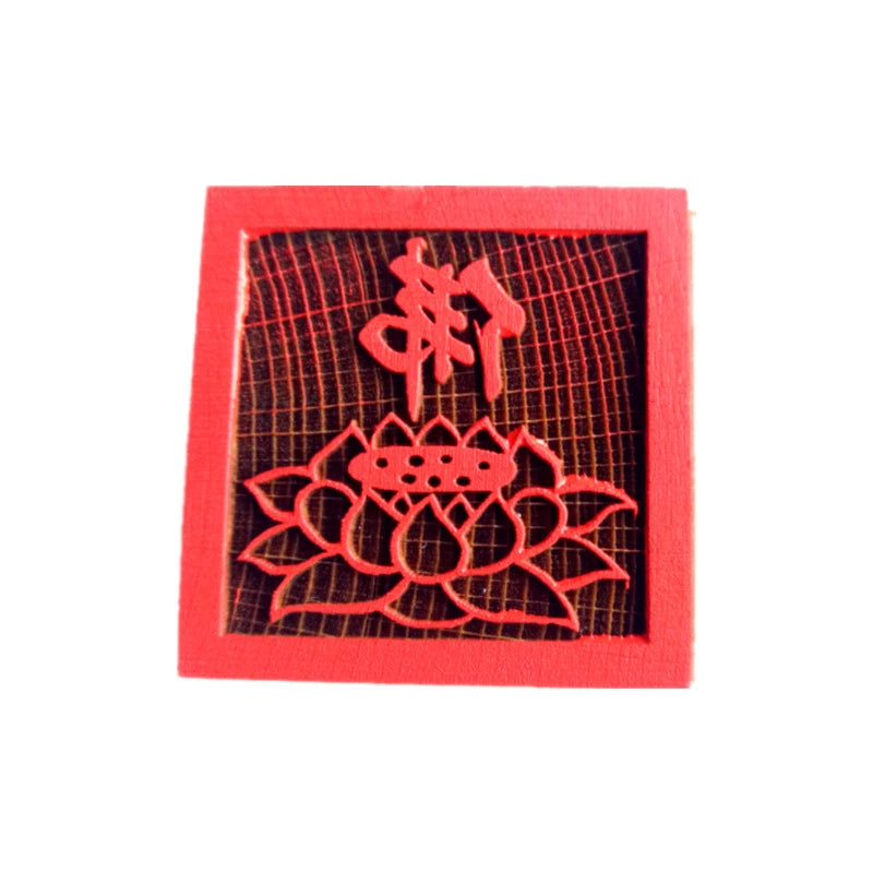 1 PC Buddhist Seal Lotus Seal Buddhist Supplies Lotus Buddhist Dharma Seal Tool 07FC0E-D4 - KOEEK