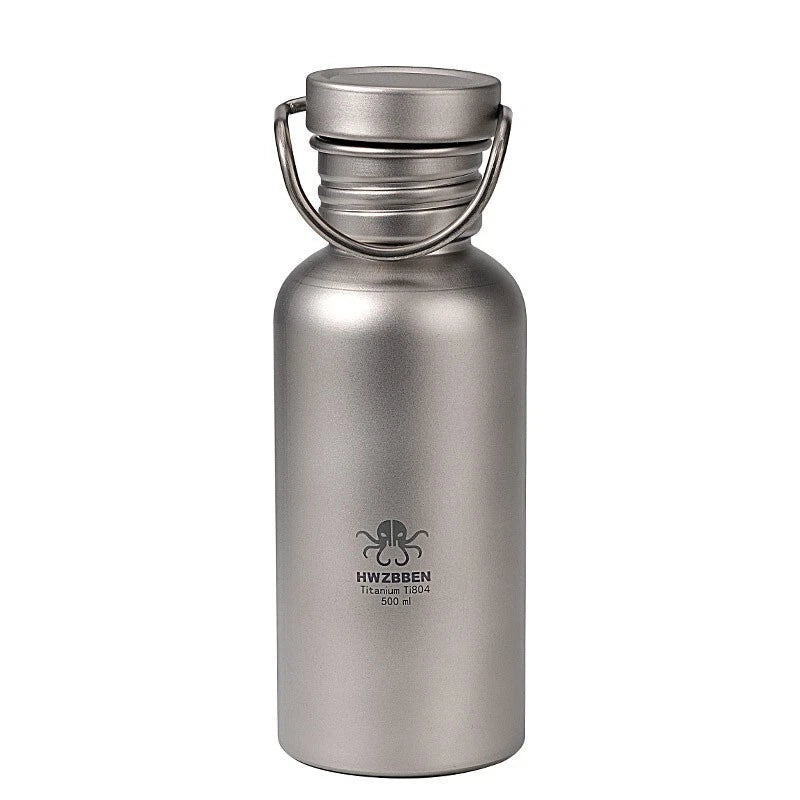 EDCPure Titanium Water Coffee Tea Bottles Flasks Portable Outdoor Camping Travel 07FC0E-D4 - KOEEK