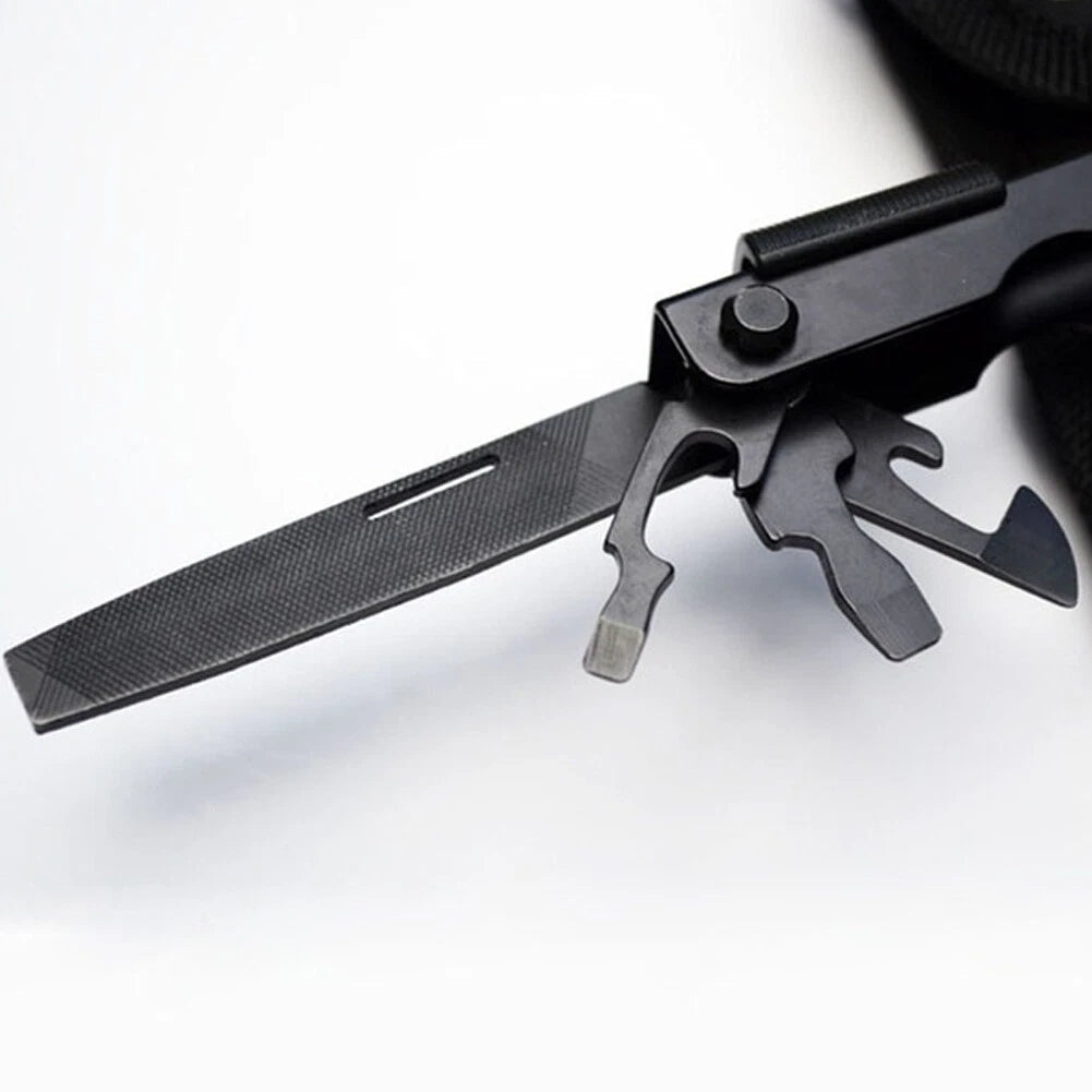 13 In1 Portable Pocket Stainless Steel Outdoor Survival Multi Tool Plier Compact 07FC0E-D4 - KOEEK
