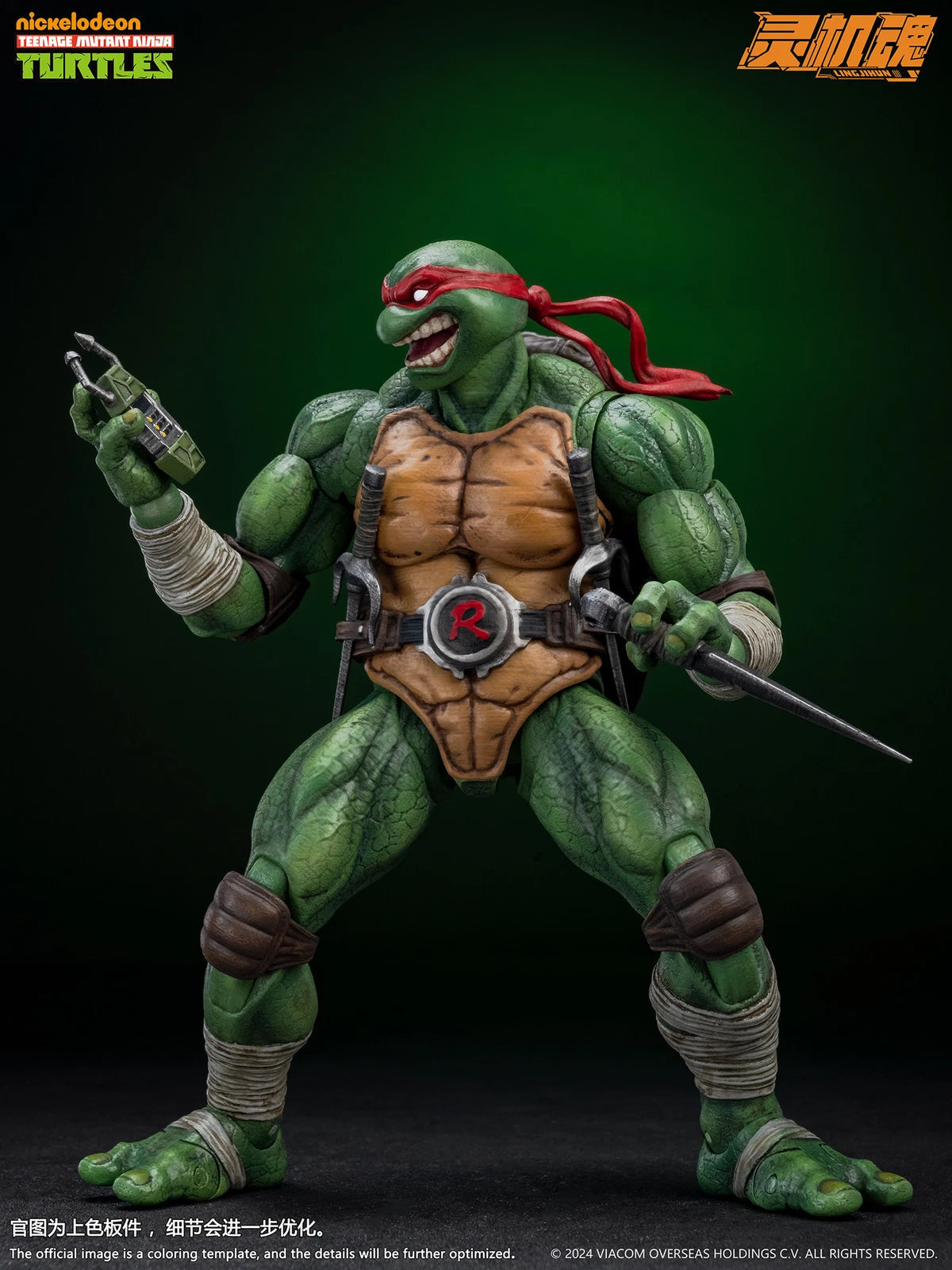 LingJiHun TMNT Raphael Articulated Collectible Action Figure In Stock LINGJIHUN - KOEEK